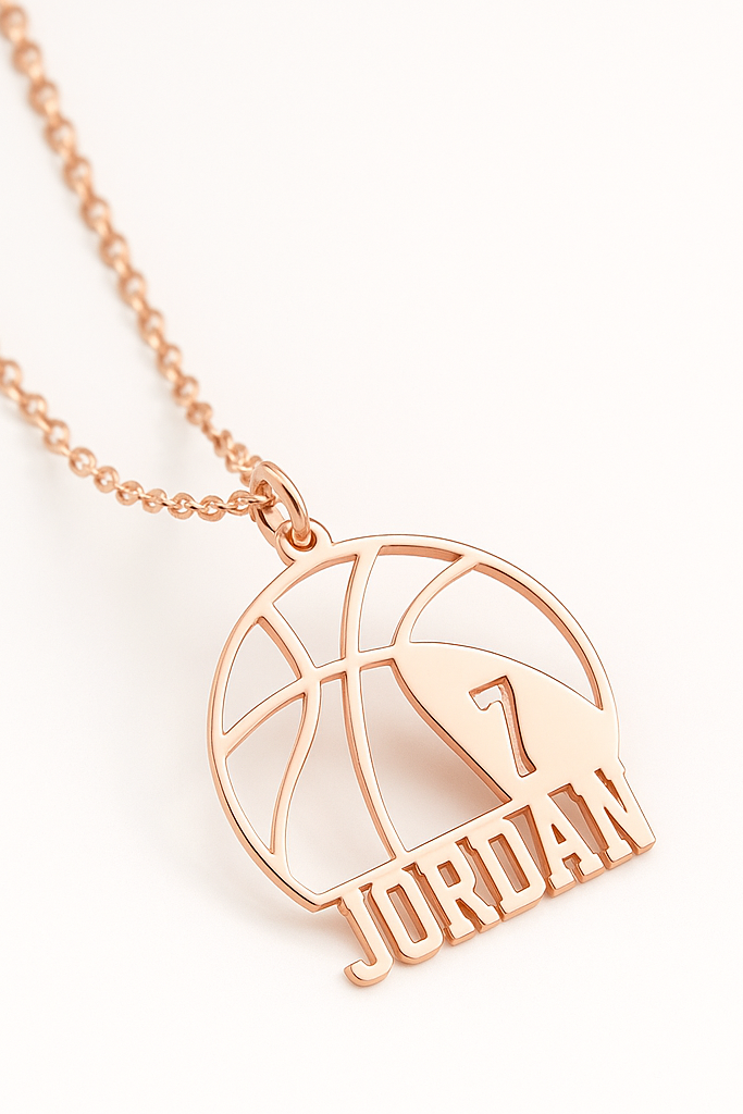 Custom Basketball Necklace
