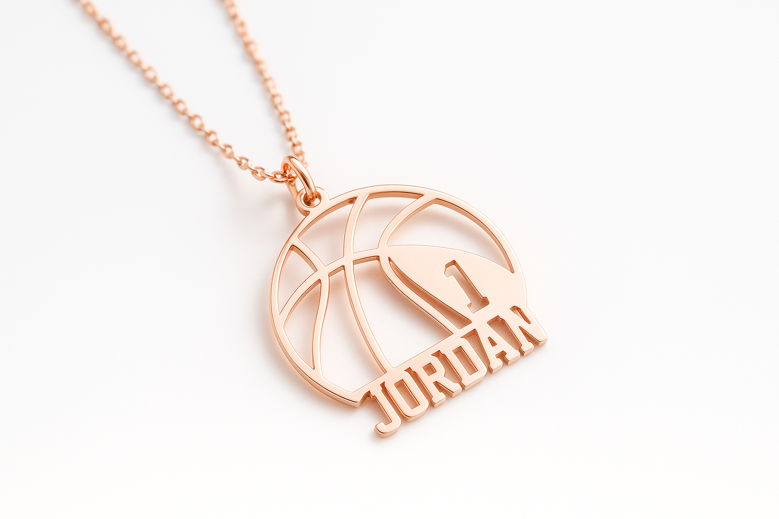 Custom Basketball Necklace