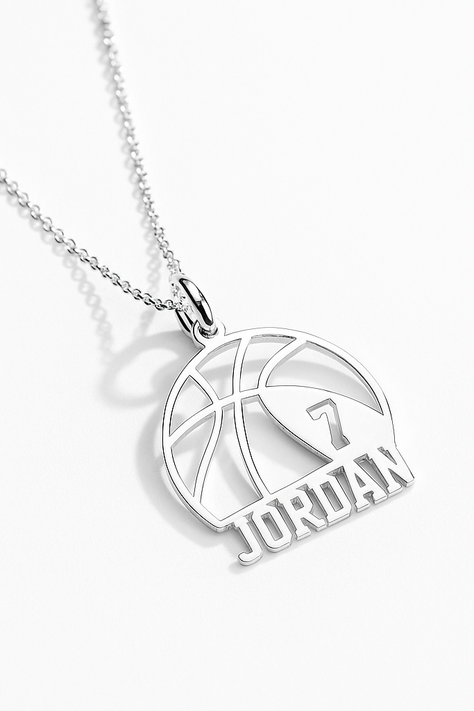 Custom Basketball Necklace