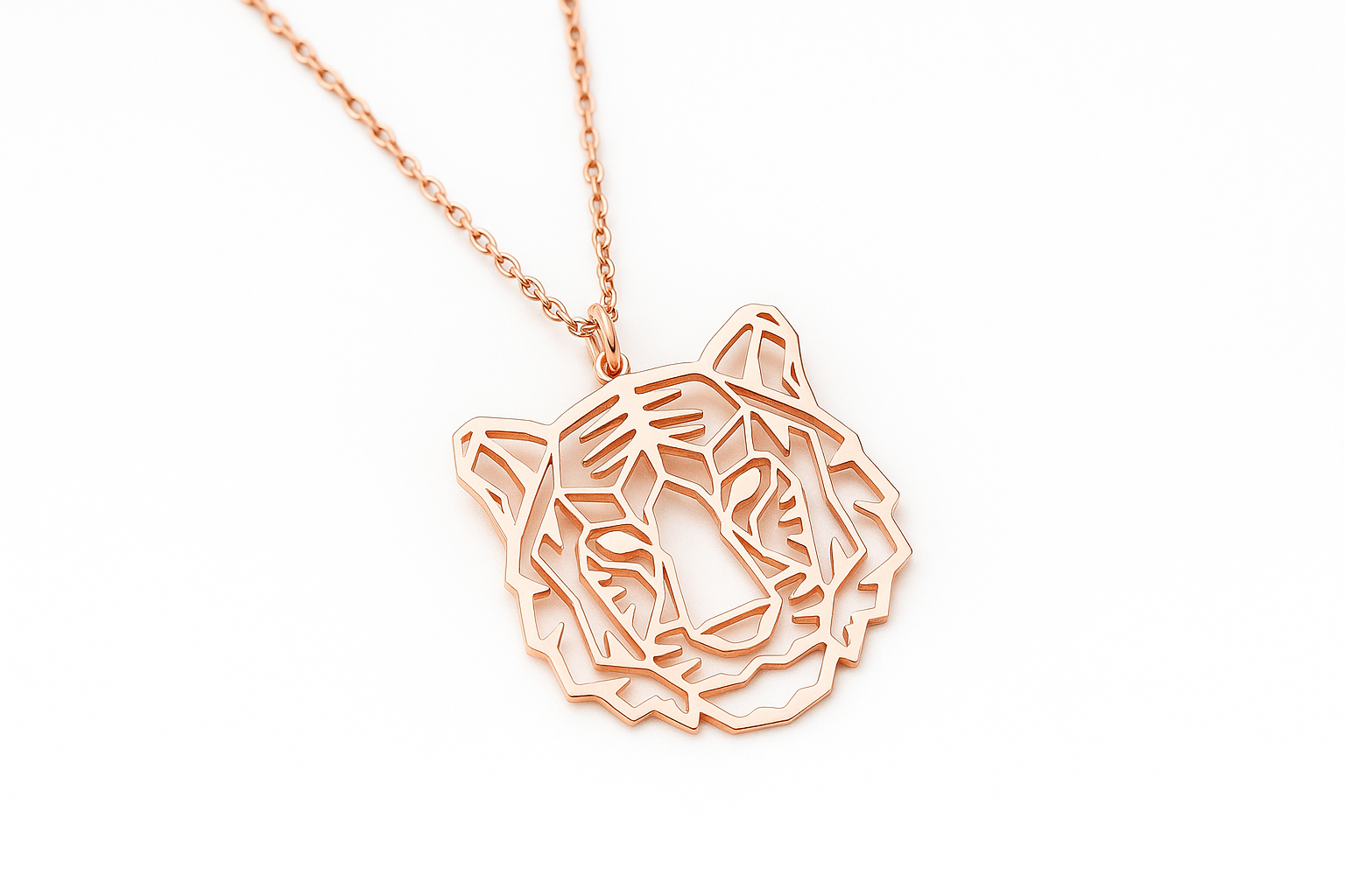 Geometric Tiger Pendant