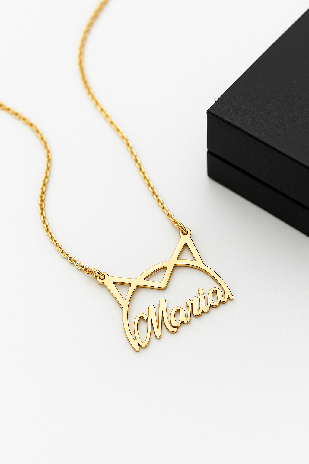 A Playful Cat Necklace - Custom