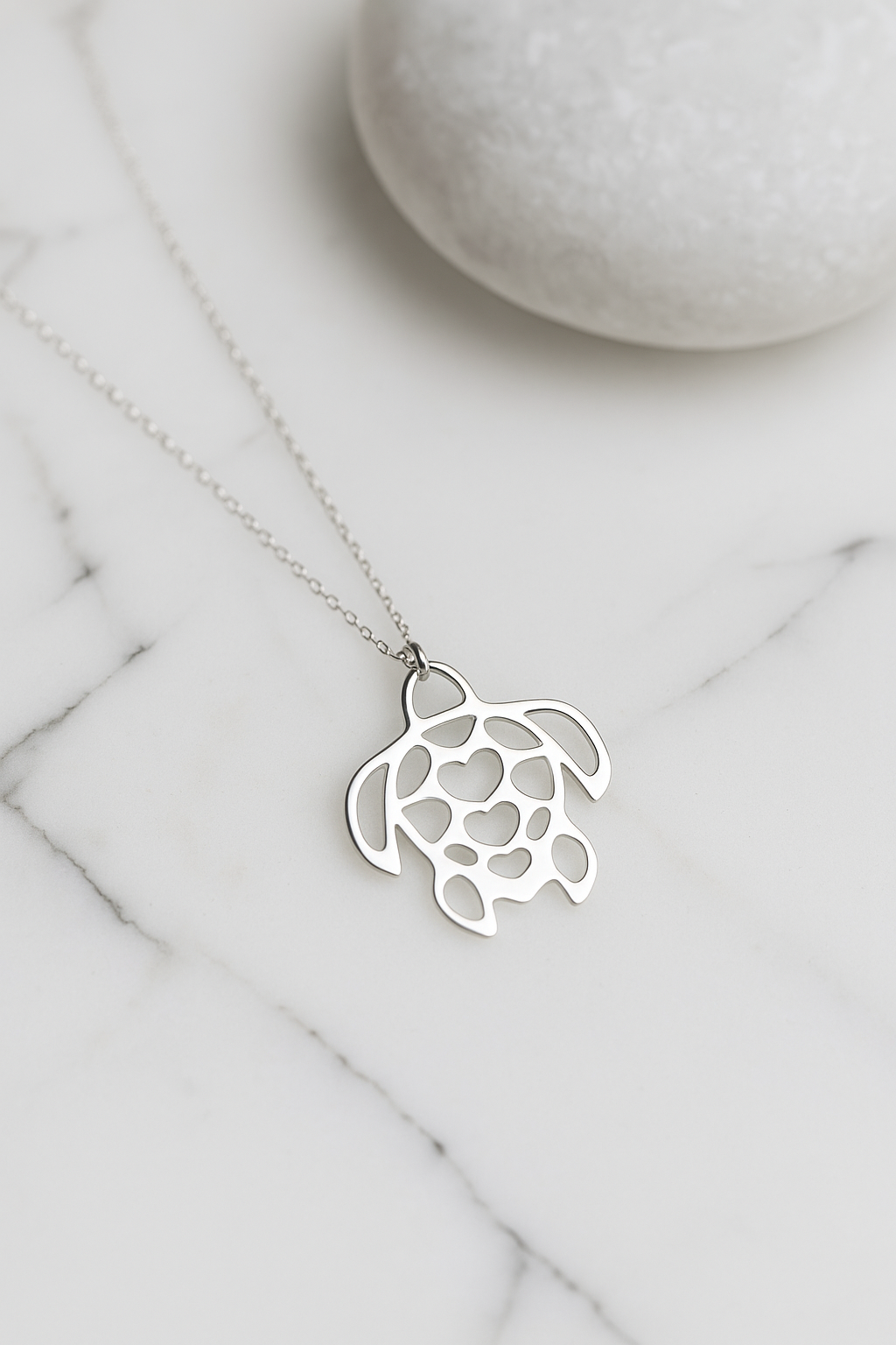 Minimalist Sea Turtle Necklace