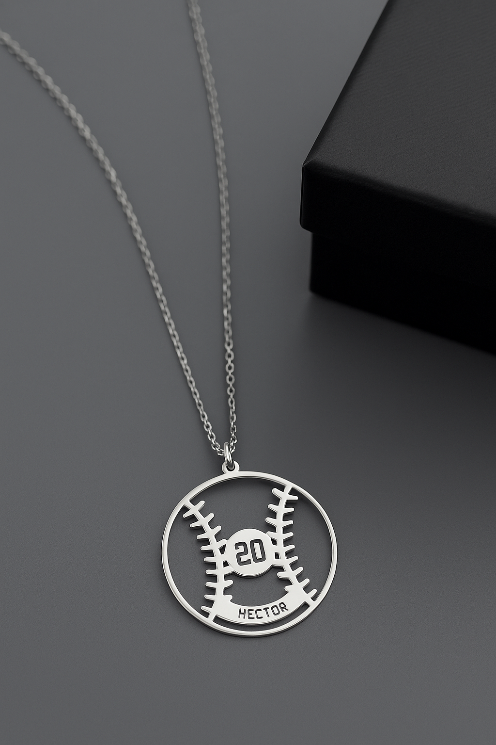 Classic Baseball Necklace – Custom