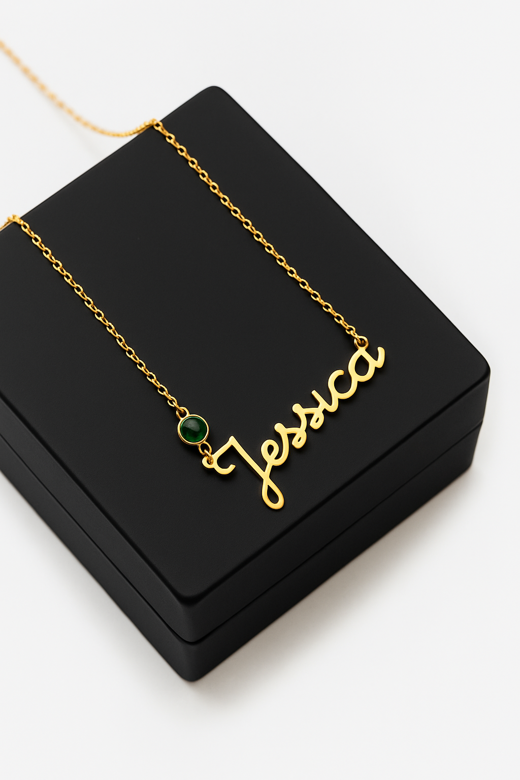 Name with Emerald - Custom