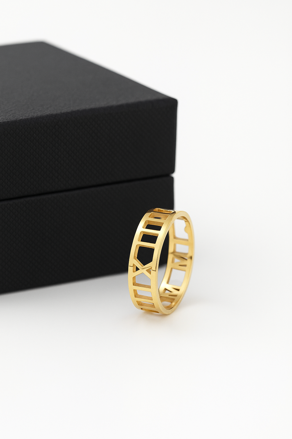 Roman Numerals Date Ring